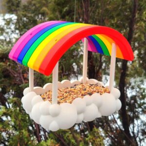 Rainbow Bird Feeder