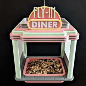 Fly-In Diner Bird Feeder