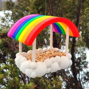 Under the Rainbow Bird Feeder
