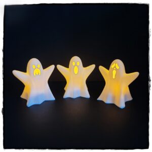 3 Tealight Ghosts
