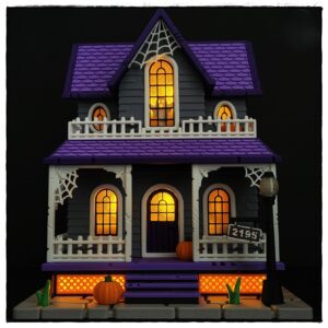 Illuminated Hounted House